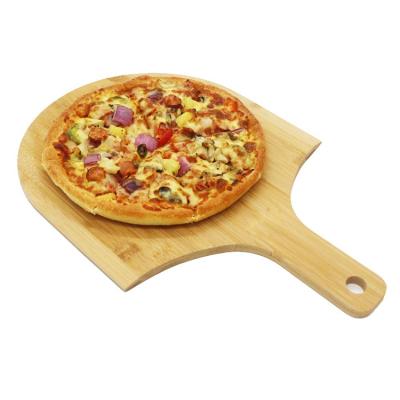 China Sustainable Biodegradable Rectangle Cheese Board Bamboo Pizza Board for sale