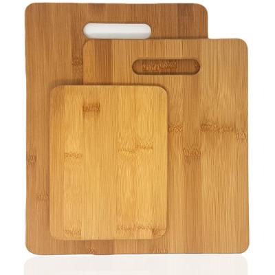 China Stocked Bamboo Kitchen Chopper Cutting Board Wholesale for sale