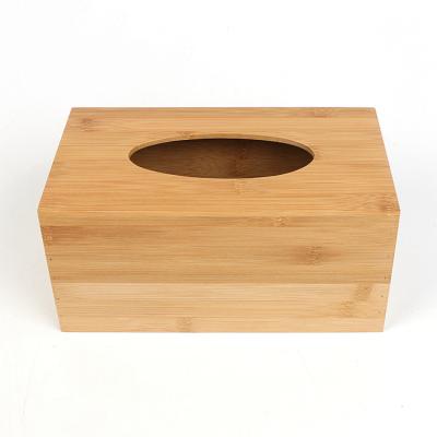 China BAMBOO BOX Eco-Friendly Design Bamboo Printing Healthy Tissue Box for sale