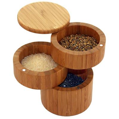 China Good Home Kitchen Bamboo Wooden Organizer Spice Rack for sale