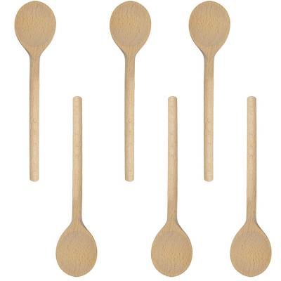 China Sustainable 12-Inch Long Handle Cooking Wooden Mix Scoop for sale