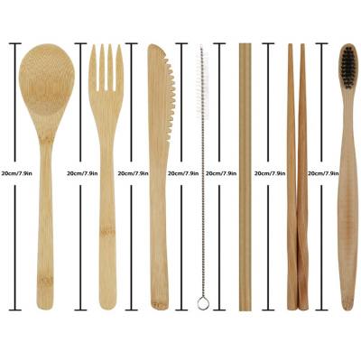 China Sustainable Comfortable Handle Design Meticulously Grind Bamboo Fiber Cutlery Set for sale