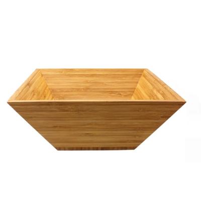 China Attractive and stylish workable with serving hands bamboo bowl for sale