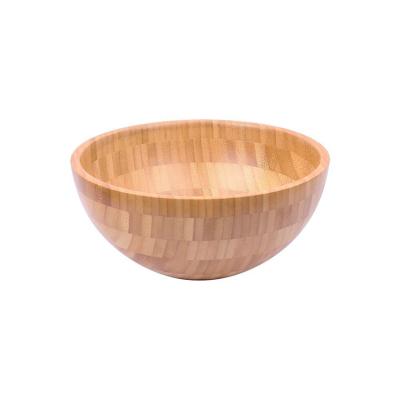 China Viable High Quality Cheap Large Bamboo Mixing Bowl Salad Bowl for sale