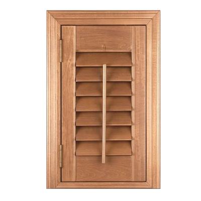 China Hard shutters for window plantation shutter components nice shutter wood straight from china for sale