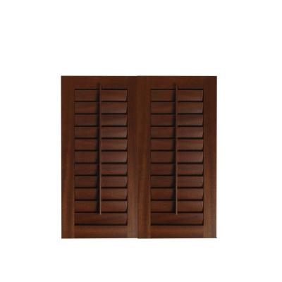 China Hard Faux Wood Plantation Shutter Window Shutters Shutter Manufacturer in China for sale