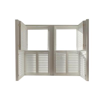 China Large Quality Hard Poly Plantation Shutter PVC Viny Shutter From Factory for sale