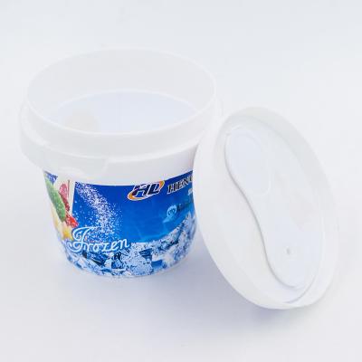 China Disposable disposable colorful plastic cups with lid and spoon. for sale