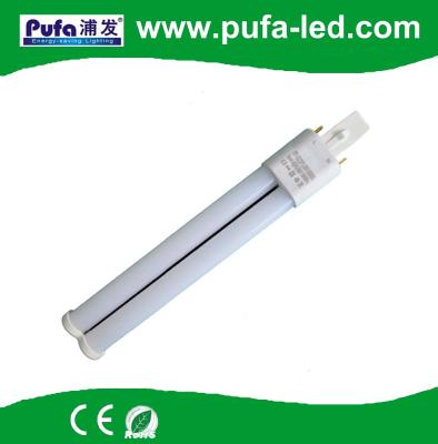 China Aluminum+pc CE RoHS 5w 9w 12w g23 uv lamp led pl bulb G-24 g23 base for sale