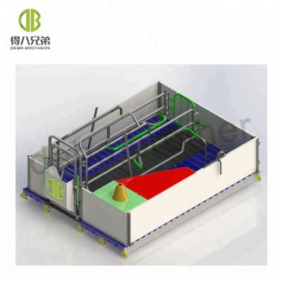 China Hot Sale Economic Pig Crates Easily Collected Farrow Pig Breeding Equipment for sale