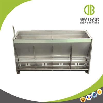 China Stainless Steel Double Side Conductor Double Dry Wet Feeder For Fattening Pig And Nursery Pig for sale