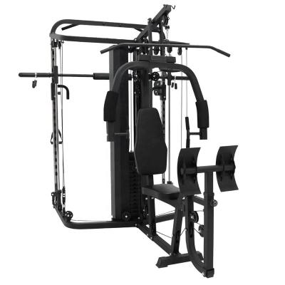 China Universal All-in-One Use Trainer Utility Home Gym Equipment Smith Machine with Weight Stack for sale