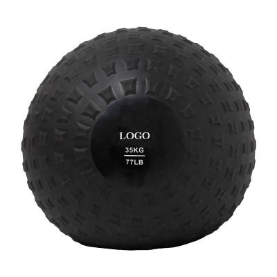 China Arm Shaping 35kg Gym Ball Exercise Balls And Accessories Black Sand Filled Ball for sale