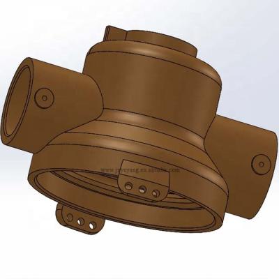 China Electric Power Line Connect Housing Leaded D Switch C83600 Red Brass Power Fittings For High Voltage Overhead Line for sale