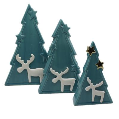 China Ceramic Christmas Tree Decorations 2019 New Christmas Tree Ornament Home Decoration for sale