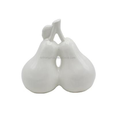 China Hot Sale Ceramic Fruit Art Home Decoration Decoration Pear for sale