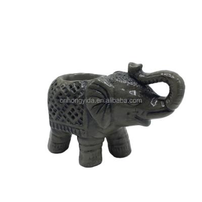 China Home Decoration Upgrade Homes 2018Ceramic Tealight Holder Elephant Sconce for sale