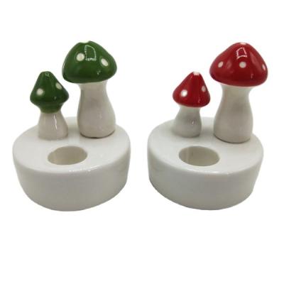 China Unique home decoration ceramic tealight candle holder insert for home decor for sale