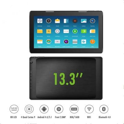 China Industrial Automation Fields Spot Supply 13.3 Inch Octa-Core Android 7.0 Tablet PC With Big Battery for sale