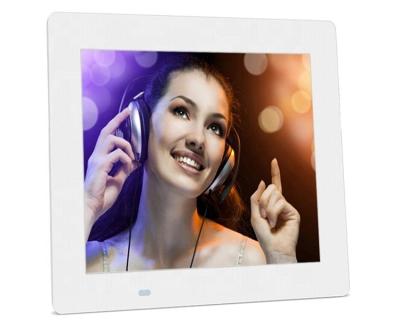 China 8 Inch LCD Digital Photo View USB SD Video Playback with Built-in Clock and Calendar Free Download MP3 MP4 Digital Photo Frame for sale