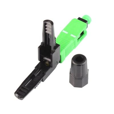 China High Quality SC APC Fiber Optic Connector FTTH UNIKIT SC 01 SM Quick Connector for sale