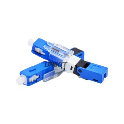 China 2.0mm*3.0mm 2.0mm*1.6mm Optical Drop Cable UNIKIT SC UPC APC Passive Field Quick Assembly FTTH Drop Cable Components Connector for sale