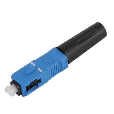 China Easy FTTH Factory Price FTTH Optical Passive Components Interfaces Cable SM Fiber Optic Fast Connector SC APC UPC Fast Connector for sale