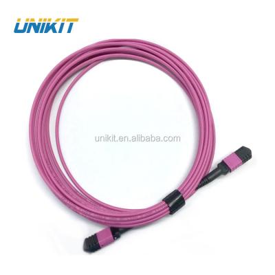 China Wholesale FTTX China Manufacturer SM/MM/OM3/OM4/OM5 FTTX Customized Patchcord MPO 12 HOLLOW MPO/MPO Multimode OM4 5 Meter Patch Cord for sale