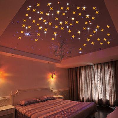 China 50pcs Small Star Decorative Self Adhesive Home Decoration Acrylic Wall Sticker For Kids Room for sale