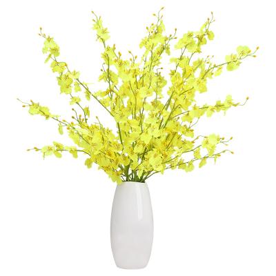 China Home Bohemian Decor Factory Supply China White Dancing Orchid Artificial Flowers for sale