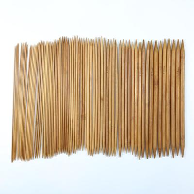 China 72pcs Double End Double Sides Weaving Tools Crochet Hooks Bamboo Knitting Needle Sets For Knitting Scarf for sale