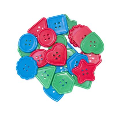 China For kids learning shapes and colors 2020 latest educational toys for kids between 6 to 12 years old assorted big plastic buttons for sale