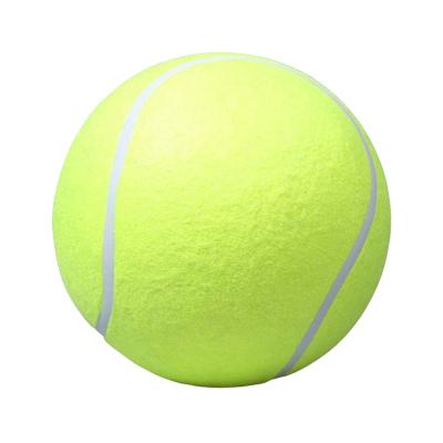 China 24cm Viable Hot Selling Giant Dog Pet Inflatable Rubber Chew Toy Giant Tennis Ball for sale