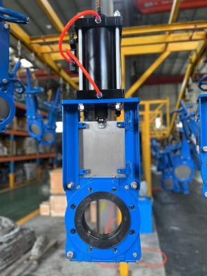 China Ductile Iron Knife Gate Valve with NBR Seat for Pulp and Paper Industry Te koop