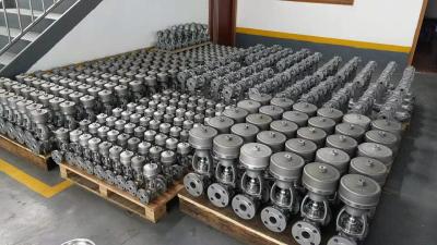 China SS-piston bediende klep voor hoogtemperatuurstoom Te koop