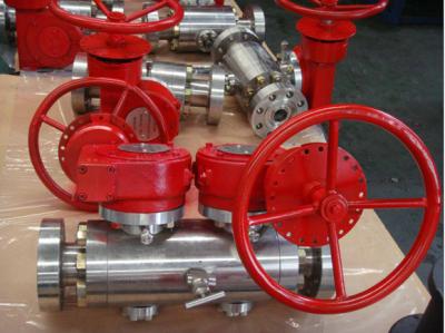 China Full Bore API 598 PTFE Seat Double Block Ball Valve for sale