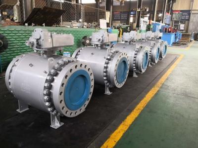 China 900 lb brandveilig trunnion type metalen naar metalen stoelbalklep Te koop