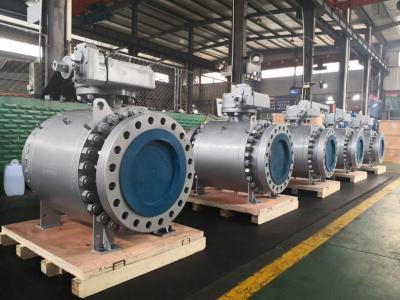 China API6D LCB Brandveilig Trunnion Type Ball Valve Metalen zitplaatsen Te koop