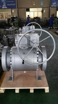 China WCB brandveilig trunnion-type metalen stoelbalklep 2500LB Te koop