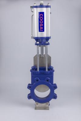 China DN250 Pneumatic Operated Unidirectional Knife Gate Valve for sale