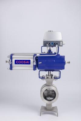 China Hoogdruksystemen Segment Ball Valve met PTFE stoel voor waterbehandeling Te koop