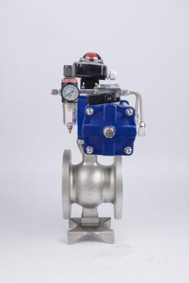 中国 Double Acting Pneumatic Actuator Segment Ball Valve Manufactured by ABC Valve Company 販売のため