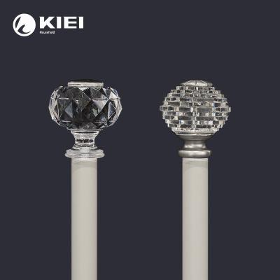 China KIEI CLASSIC 5.8mm bead curtain rod end caps, for tension rods for sale