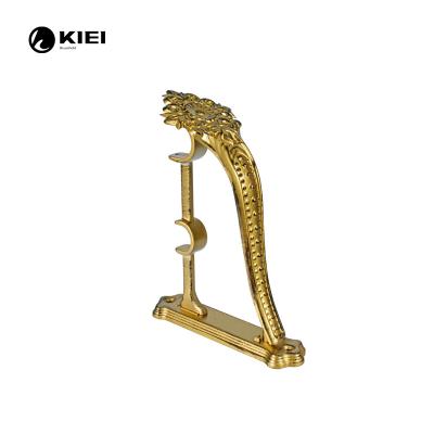 China KIEI CLASSIC 28mm Stretch Wood Texture Adjustable Curtain Brackets for sale