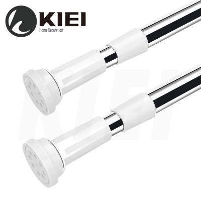 China Viable Popular Curtain Rod L Shapeglass Rod Cover Install Shower Curtain Rod In KIEI Window Shower Curtain for sale