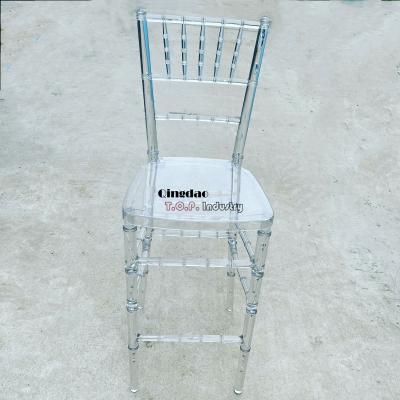 China Modern Transparent Chiavari Barstool for Rentals for sale