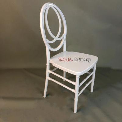 China White Resin Phoenix Modern Wedding Chairs for sale