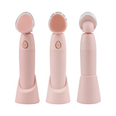 China New Design IPX6 Waterproof Silicone Facial Massager Brush Private Label Silicone Deep Cleansing Deep Cleansing Brush for sale