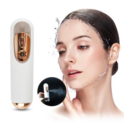 China ABS Free Samples Multifunctional Facial Practical Nano Mist Sprayer USB Charging Mini Hand Held Water Replenishing Instrument for sale