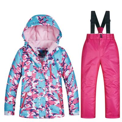 China 2021 MUTUSNOW Girl Ski Suit Waterproof Windproof Breathable Skiing Snowboard Offered Warm Thermal Kid Small Children's Clothing Suit Set Hooded for sale